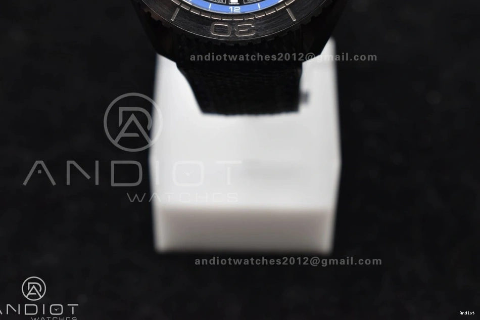 Edition Black Ceramic Strap Planet Best Ocean Black 1:1 Blue Clone VSF Nylon 45.5mm A8906 Deep Real Super on 1217